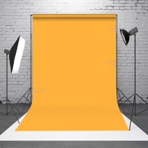Orange Solid Color Portrait Photo Studio Backdrop - Aperturee