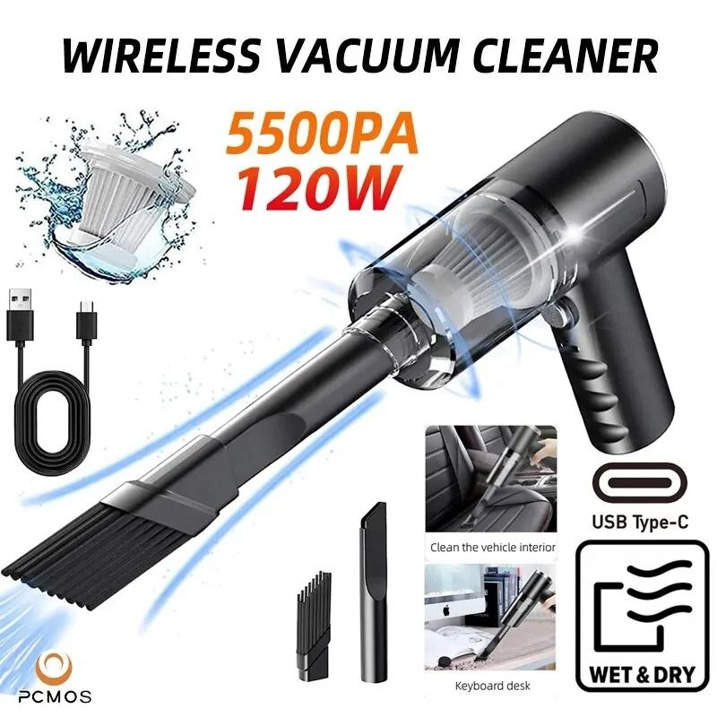 PCMOS High-Power Wireless Dual-Use Vacuum Cleaner