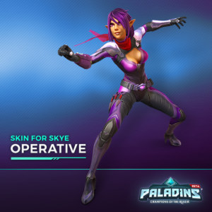 Paladins - Skye Hero + Operative Skin Key (Digital Download)