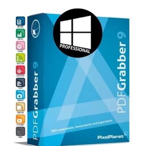 PixelPlanet PdfGrabber 9 Professional PC Key (Digital Download)