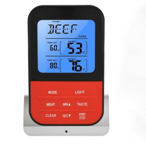Precision LCD Dual Probe Digital Food Thermometer with Timer