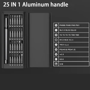Precision Magnetic Screwdriver Hand Tool Kit, Screw Driver Set, Multi Functional Repair Tool