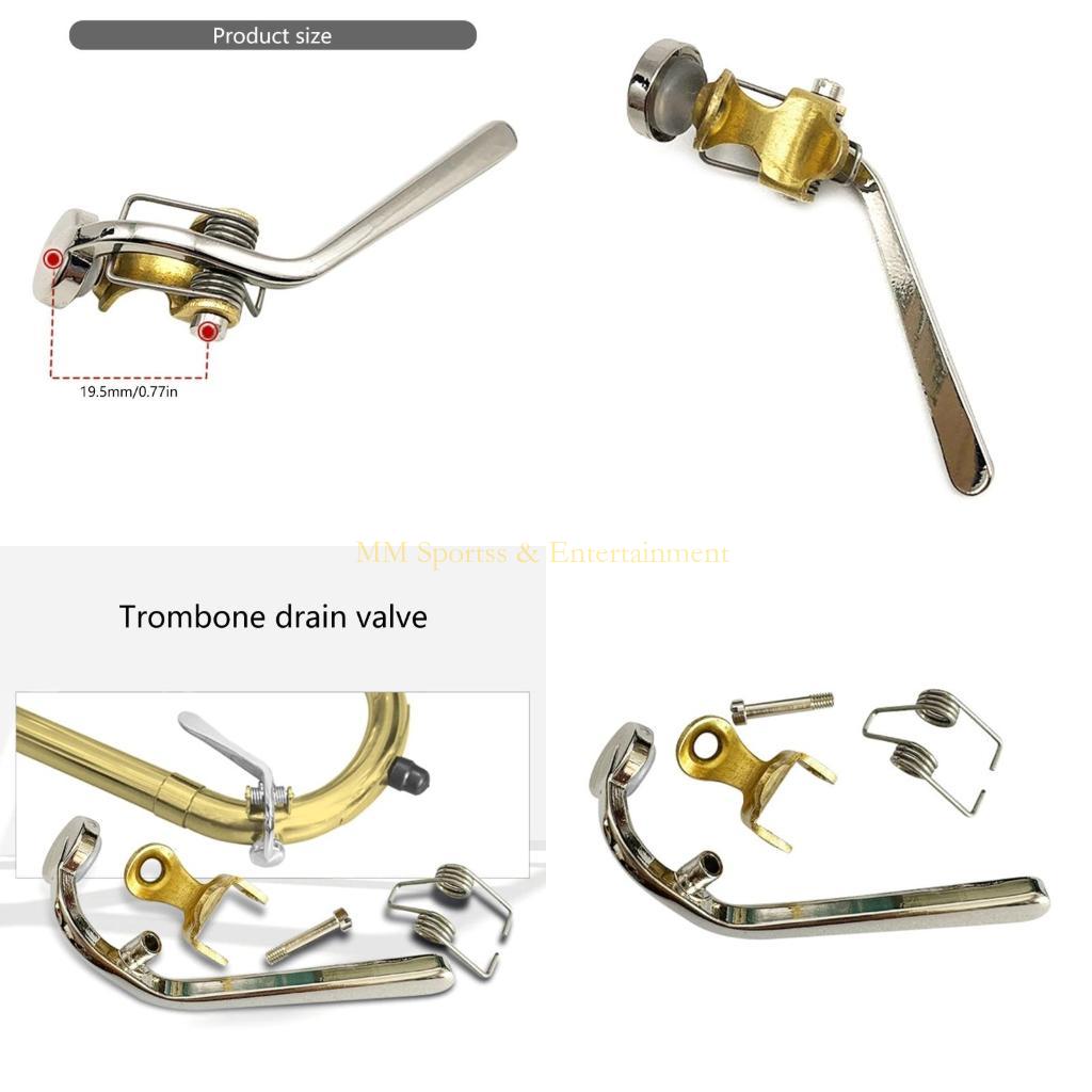 Precision Trombone Water Key Replacement Spit Valve Durable Brass Instrument Accessory