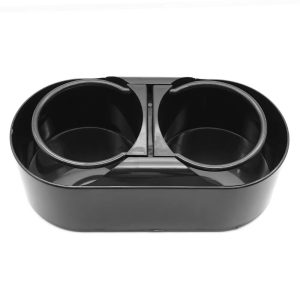 Premium Multifunctional Car Cup Holder Organizer & Storage Box with Beverage Rack