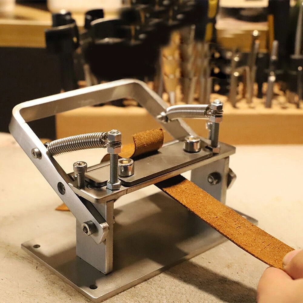 Premium Stainless Steel Leather Splitter Machine & Skiving Tools
