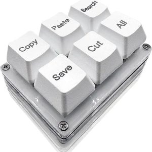 ProStream 6-Key Programmable Macro Keyboard - One-Handed Mini Shortcut Keyboard for Fast Workflow