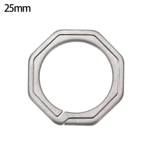 Quickdraw Outdoor Tool, Titanium Key Ring, Super Lightweight Keychain Hanging, Buckle Key Rings Holder