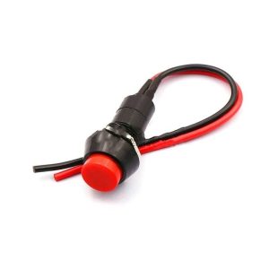 Red Momentary Push Button Switch for Car Truck Wiring