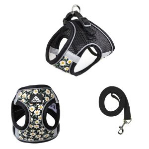 Reflective Mesh Anti-Escape Pet Harness & Leash Set