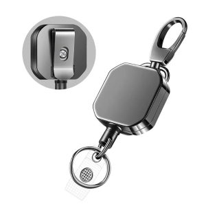 Retractable Key Chain Belt Clip