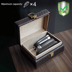 SecureShield Signal Blocking Faraday Box for Car Keys and Smartphone