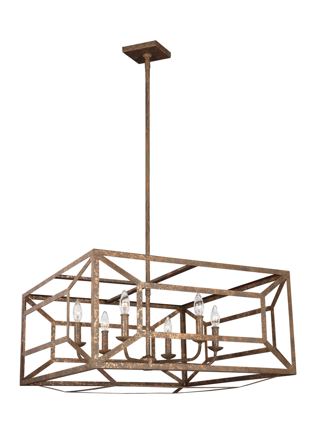 Six Light Chandelier