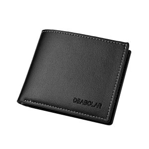 Slim PU Leather Wallet for Men Compact, Durable, and Stylish Credit Card Holder