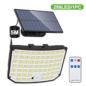 Solar Motion Sensor Wall Light 328/348 LED Outdoor Waterproof