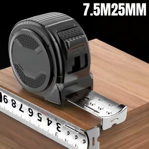 Stainless Steel Tape Measure, High Precision, Retractable Ruler for Woodworking and Home Use