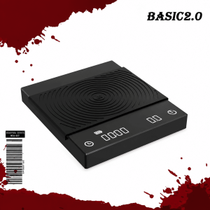 TIMEMORE Black Mirror Basic 2 Plus - USB Rechargeable Digital Coffee & Kitchen Scale with Timer