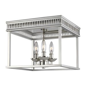 Three Light Flush Mount