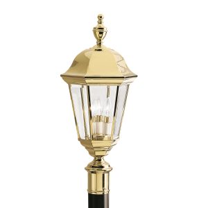 Three Light Outdoor Post Mount