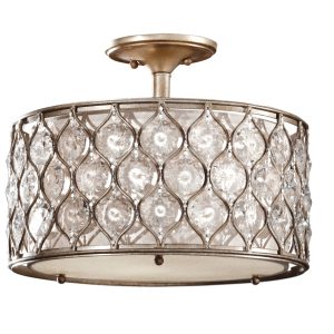 Three Light Semi-Flush Mount
