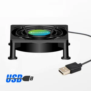 USB Power Mini Fan for Android TV Box Set Top Box Wireless Silent Cooling Radiator