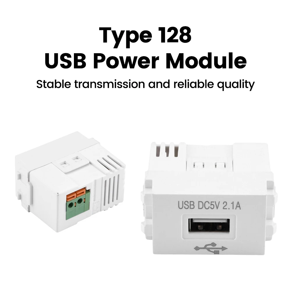 USB Power Module Socket Transformer Mobile Phone Charging Panel Switching Adapter USB Charging Power Socket