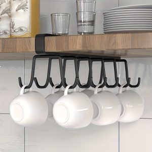 Under Cabinet Mug Rack for Coffee Cups
