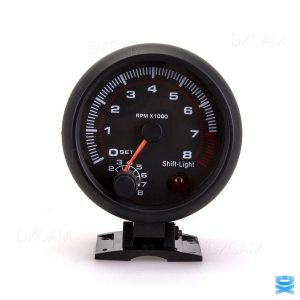 Universal Car Tachometer Gauge with LED Shift Light RPM Tachometer