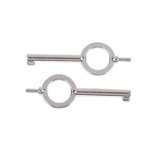 Universal Handcuff Key Set Law Enforcement Handcuff Lock Replacement Cuff Keys with Keychain