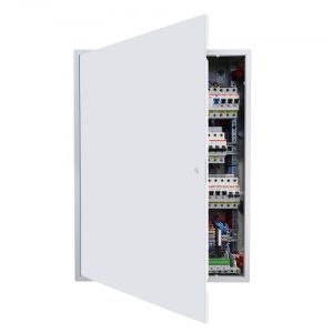 VEVOR Access Panel for Drywall, 33.2 x 25.2 in Galvanized Steel Access Door, Easy Install Hinged Service Panel with Screwdriver Latch, for Ceiling Plumbing Electrical, 24.4 x 32.4 in Cutout Size White