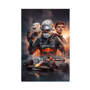 Verstappen F1 Canvas Poster Formula 1 Racing Wall Art Decor