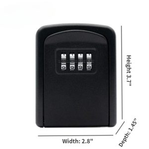 Wall Mounted Key Lock Box with Digit Combination