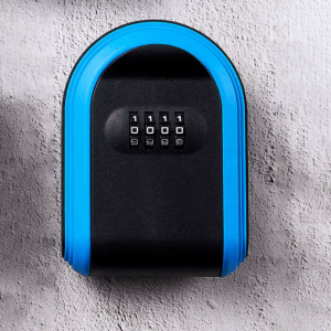 Weatherproof Wall Mounted Key Safe Lock Box 4 Digit Combination Key Storage for Home and Office