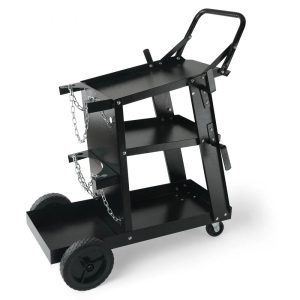 Welding Cart Heavy Duty, High Lbs Welder Cart with Swivel Wheels, MIG TIG ARC Plasma Cutter Welding Machine Rolling