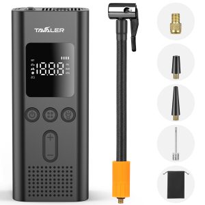 Wireless Portable Air Pump, Electric Tire Inflator, Car, Bike, Motorcycle, Air Compressor, Accessories