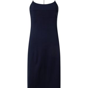 calvin klein STRAPPY CROSSBACK SLIP DRESS