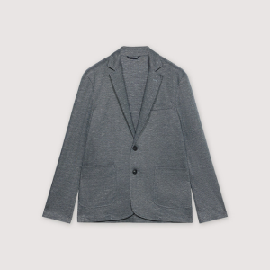jacket man white-blue