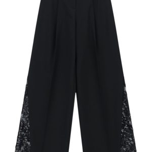 palazzo trousers with side sequin details Woman Imperial