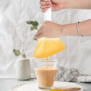 100 Mesh Reusable Brewing & Straining Bag with Adjustable Drawstring
