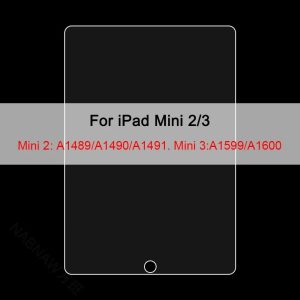 3 Piece High Definition Tempered Glass iPad Screen Protector Set