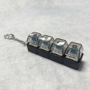 4 Key Mechanical Fidget Keychain