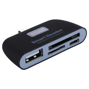 4-in-1 OTG Card Reader USB Adapter for Android Micro USB Devices
