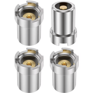 4Pcs Thread Adapter Threaded Ring Adapter Kit Durable 510 Threaded Magnetic Adapter Stable Magnetic Ring Adapter Convert