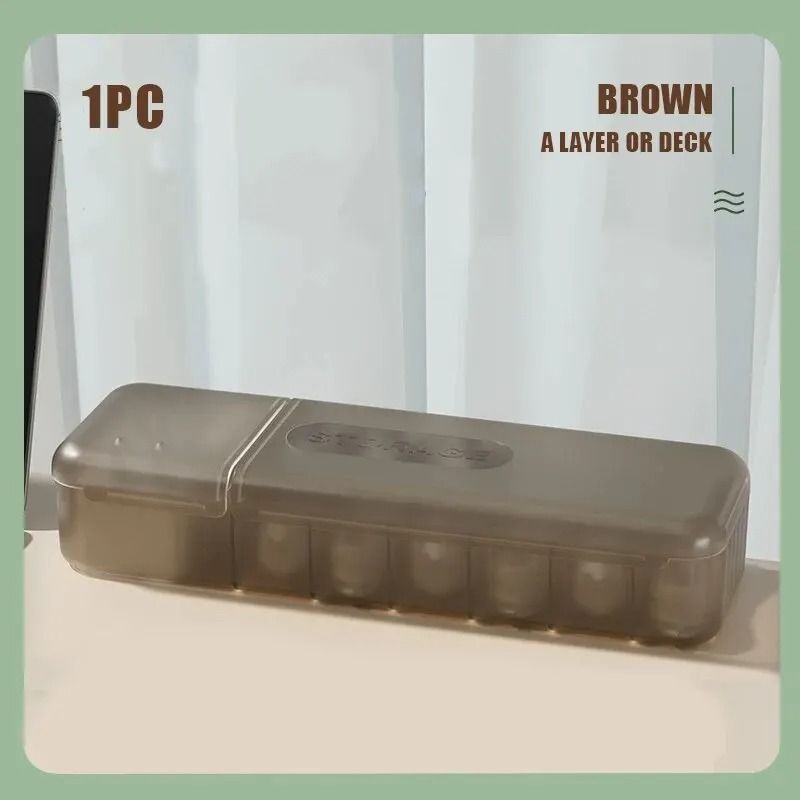 7 Compartment Desktop Cable and Charger Organizer Case