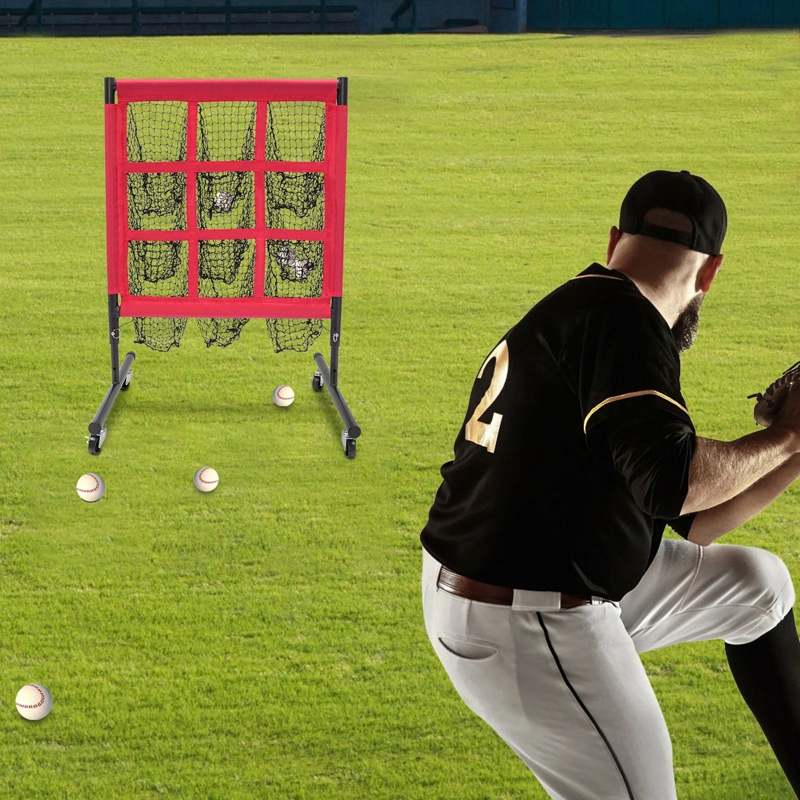 9-Hole Golf Chipping & Accuracy Training Net