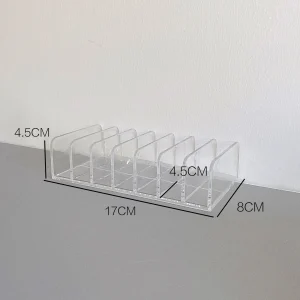Acrylic Eye Shadow Storage Box, Multi-Function Cosmetic Display Tray, Toiletries Storage Rack