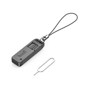 Anti-Lost SIM Card & Ejector Pin Storage Keyring