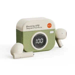 Bluetooth Earbuds with LED Power Display and Waterproof Sports Design