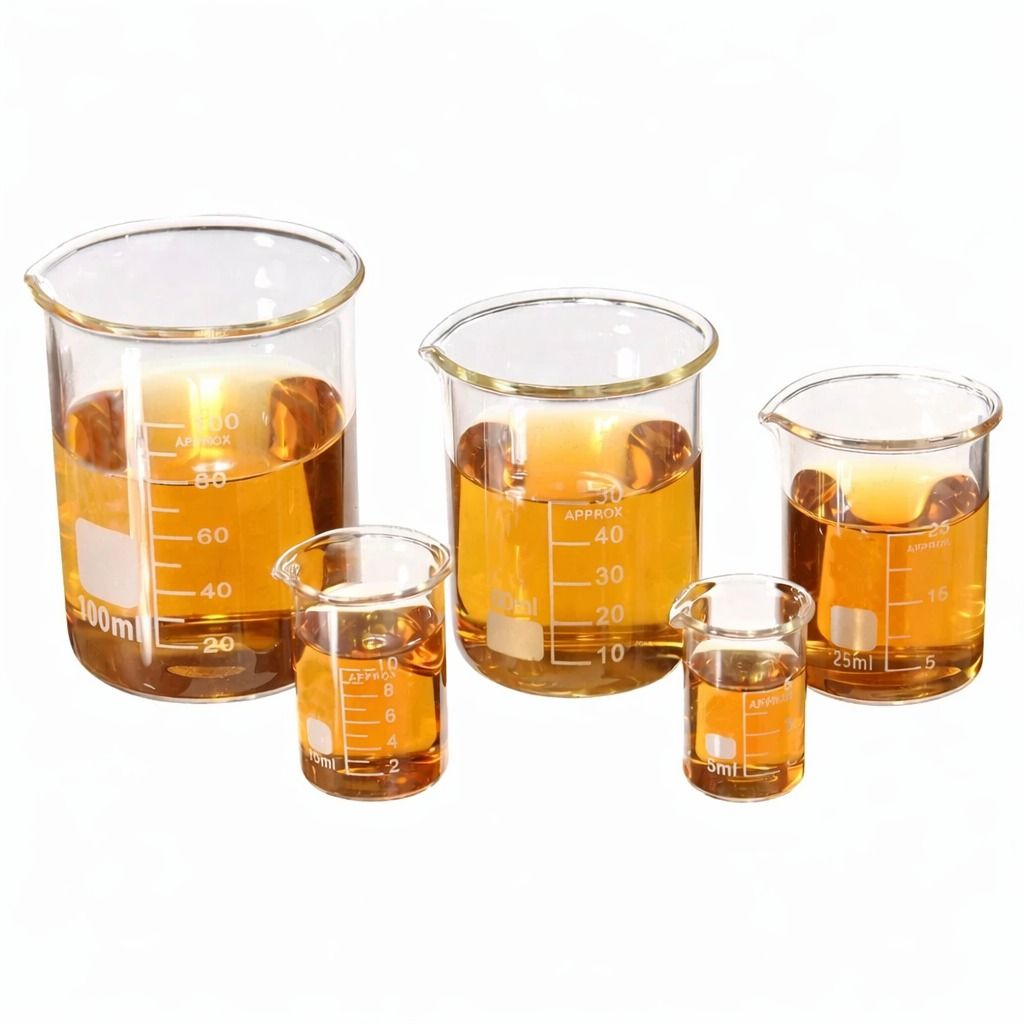 Borosilicate Measuring Lab Glassware, Set Low Form Glass Beaker