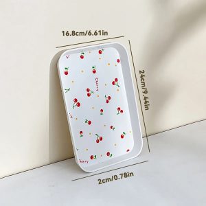 Cherry Pattern Multifunctional Serving Tray