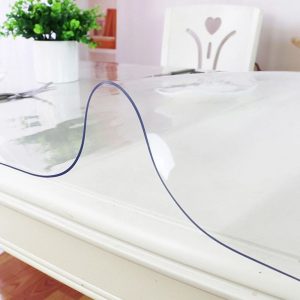Clear PVC Table Protector Waterproof Transparent Desk Mat